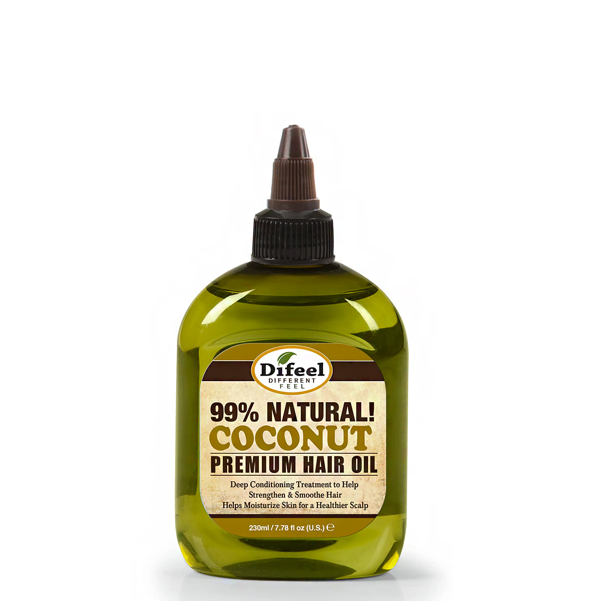 Difeel 99% Natural Coconut Premium Hair Oil 7.78oz