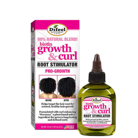 Difeel Growth & Curl Biotin Pro-Growth Root Stimulator 2.5oz