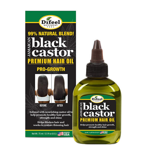 Difeel Jamaican Black Castor Superior Growth Premium Hair Oil 2.5oz