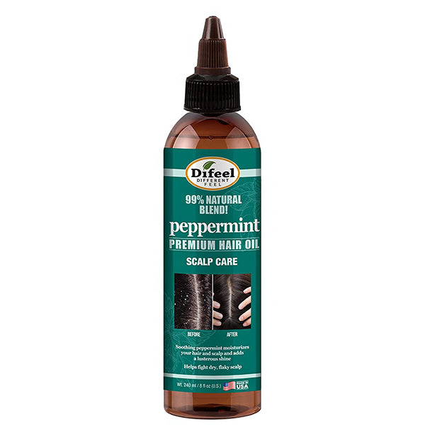 Difeel Peppermint Scalp Care Premium Hair Oil 8oz