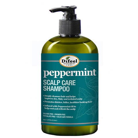 Difeel Peppermint Scalp Care Shampoo 12oz