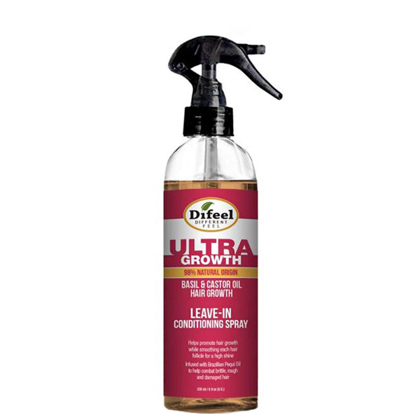 Difeel Ultra Growth Basil & Castor Leave-In Conditioning Spray 6oz
