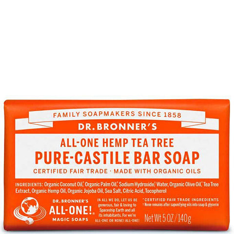 Dr. Bronner's Tea Tree Pure-Castile Bar Soap 5oz