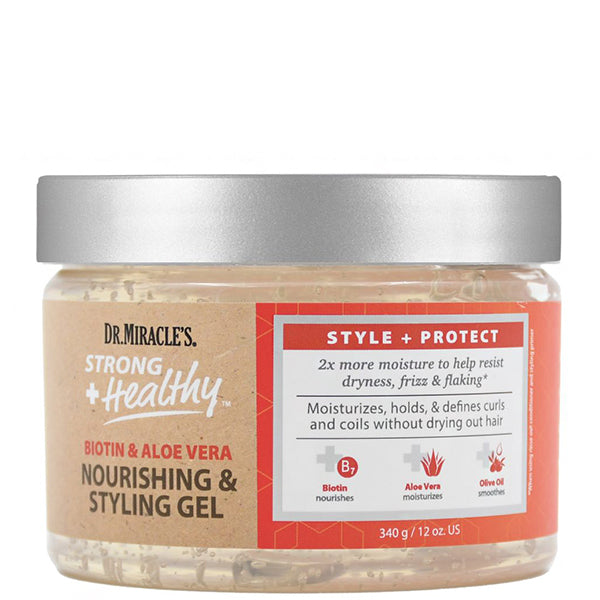 Dr. Miracles Biotin & Aloe Vera Nourishing & Styling Gel 12oz