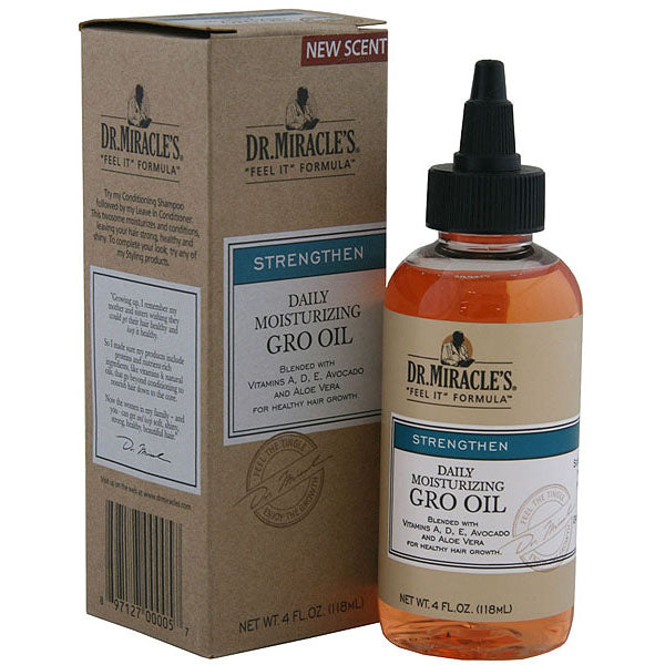 Dr.Miracle's Daily Moisturizing Gro Oil 4oz