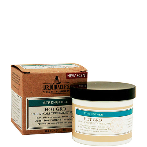 Dr.Miracle's Hot Gro Hair & Scalp Treatment Conditioner (Super) 4oz