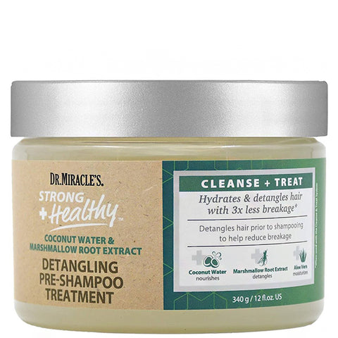 Dr. Miracle's Strong + Healthy Detangling Pre-Shampoo Treatment 12oz