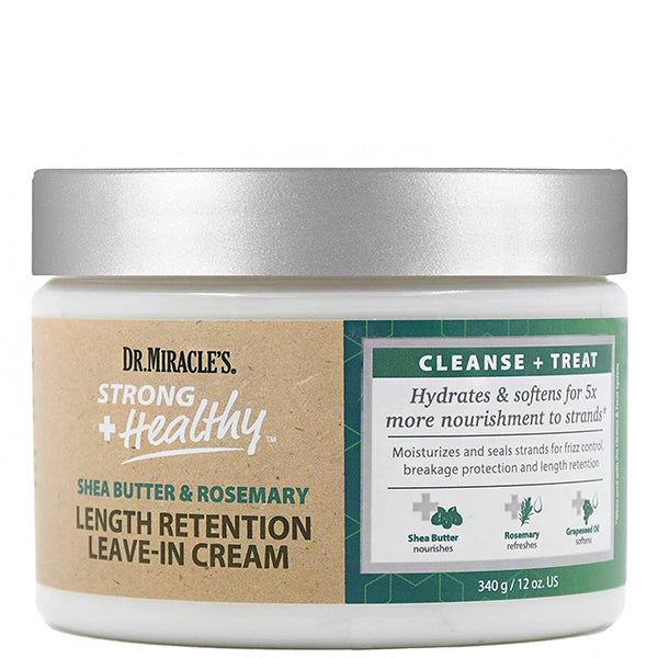Dr. Miracle's Strong + Healthy Length Retention Leave-In Cream 12oz