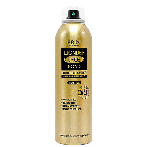 Ebin New York Lace Bond Spray Extreme Firm Hold 6.08oz - Sensitive