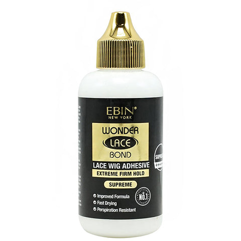 Ebin New York Wonder Lace Bond Lace Wig Adhesive 1.15oz - Supreme