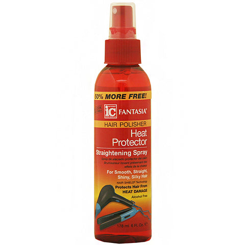 Fantasia IC Hair Polisher Heat Protector Straightening Spray 6oz