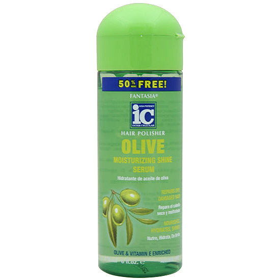 Fantasia IC Hair Polisher Olive Moisturizing Shine Serum 6oz