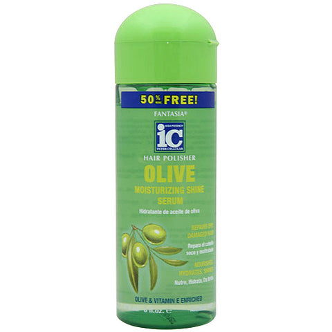Fantasia IC Hair Polisher Olive Moisturizing Shine Serum 6oz