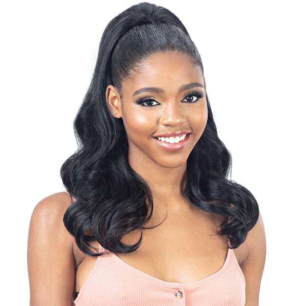 Freetress Equal Synthetic Ponytail - NATURAL BOUNCY CURL
