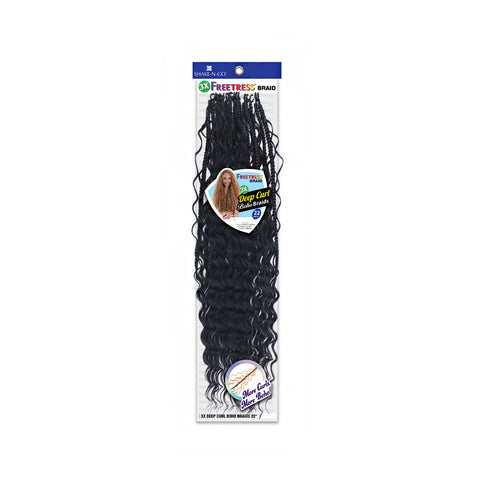 Freetress Synthetic Braid - 3X DEEP CURL BOHO BRAIDS 22