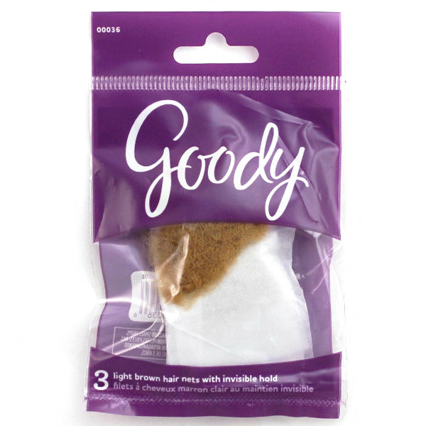 Goody #00036 Hair Nets - Light Brown