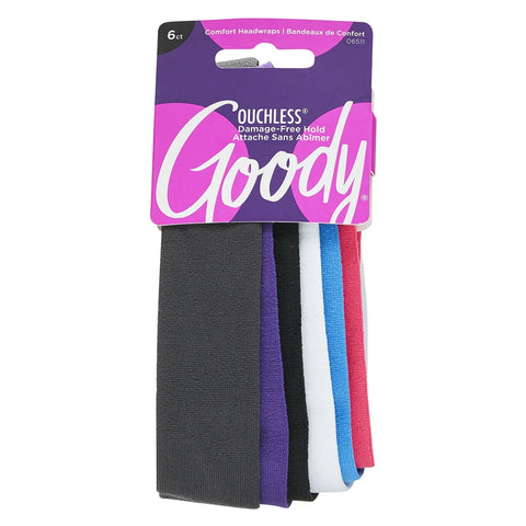 Goody #06511 Ouchless Comfort Headwraps 6pcs