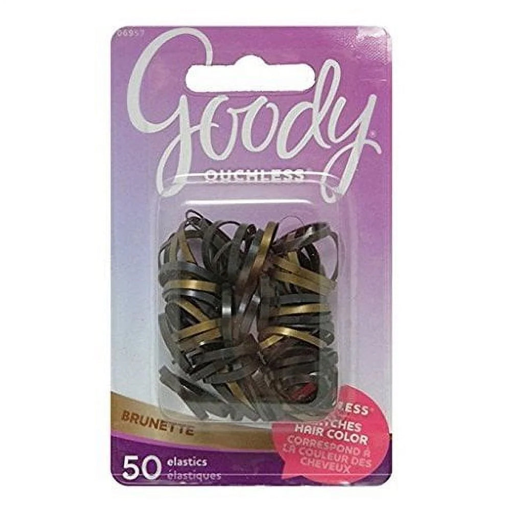 Goody #06957 Ouchless Brunette Elastics 50ct