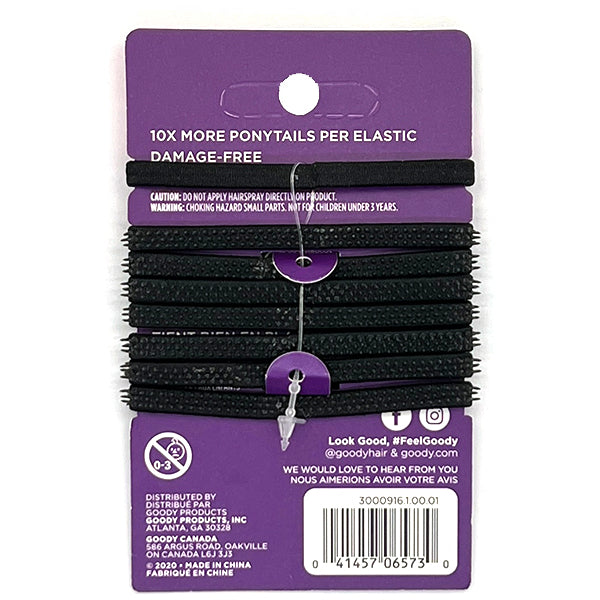 Goody #07973 Slideproof Spiky Soft Touch Hair Elastics 8pcs