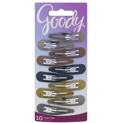 Goody #22622 Hair Snap Clips 10 pcs