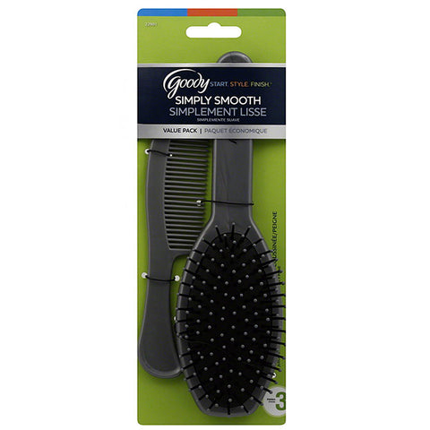 Goody #22901 Smiply Smooth Metaalic Plast Brush & Comb