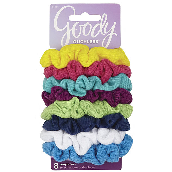 Goody #24856 Ouchless Jersey Hair Ponytailer 8 pcs