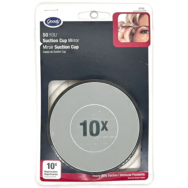 Goody #27142 Suction Cup 10x Magnification Mirror