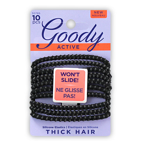 Goody #30785 Active Elastics 4mm  2.75\" 10pcs