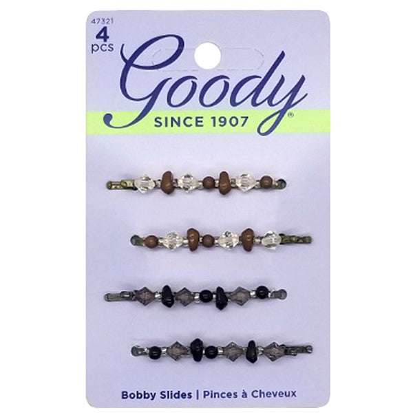 Goody #47321 Beaded Bobby Slides 4 pcs