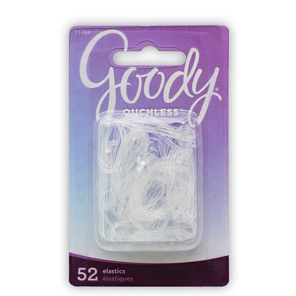 Goody #71289 Elastics Latex Clear 52pcs