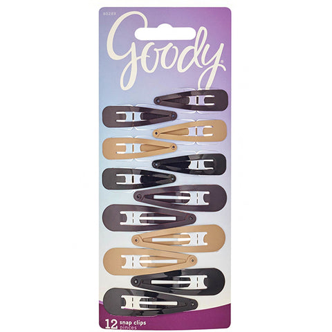 Goody #80289 Hair Snap Clips 12 pcs