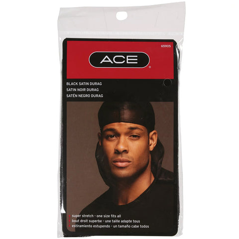 Goody Ace #65905 Black Satin Durag