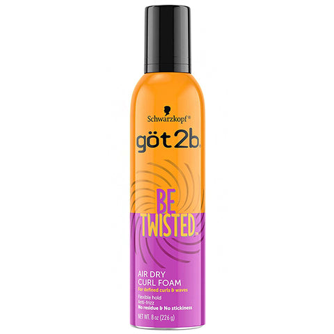 Got2b Be Twisted Air Dry Curl Foam 8oz