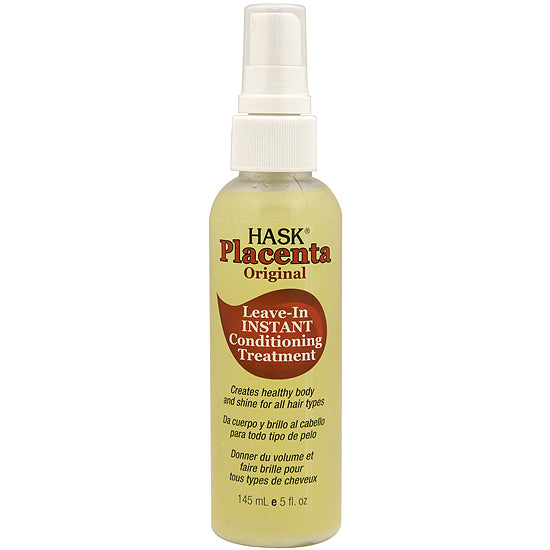 Hask Placenta Leave-In Instant Hair Conditioning Treatment Original 5oz