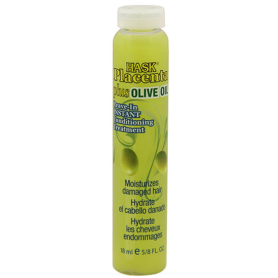 Hask Placenta Plus Olive Oil Leave-In Instant Conditioning Treatment 0.625oz