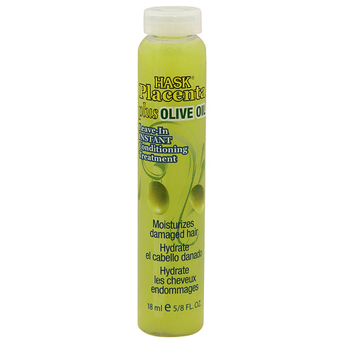 Hask Placenta Plus Olive Oil Leave-In Instant Conditioning Treatment 0.625oz