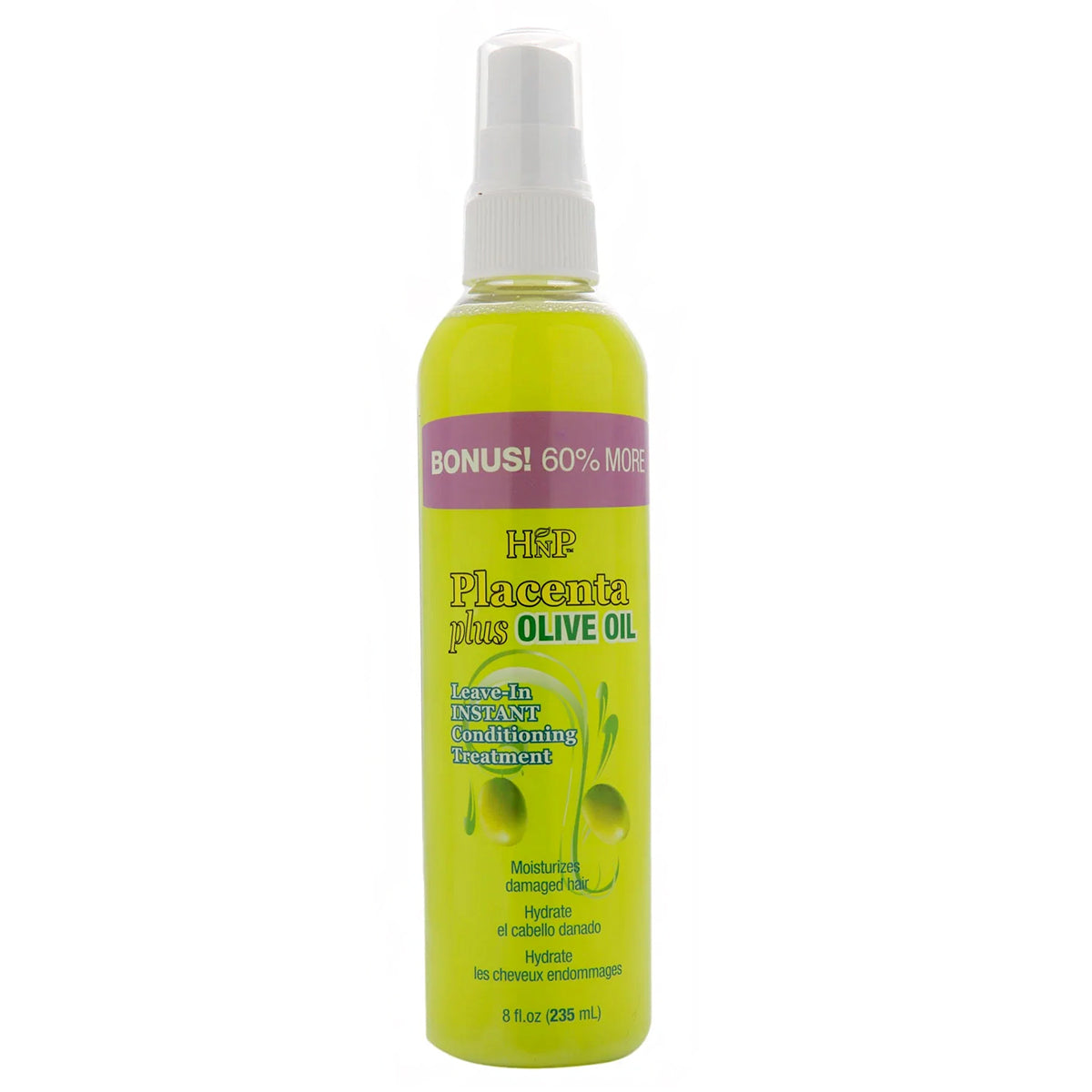 HNP Placenta Plus Olive Oil Leave-In Instant Conditioning Treatment 8oz