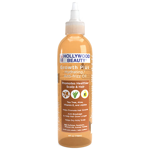 Hollywood Beauty Growth Plus Hydrating Anti-Frizz Oil 4oz