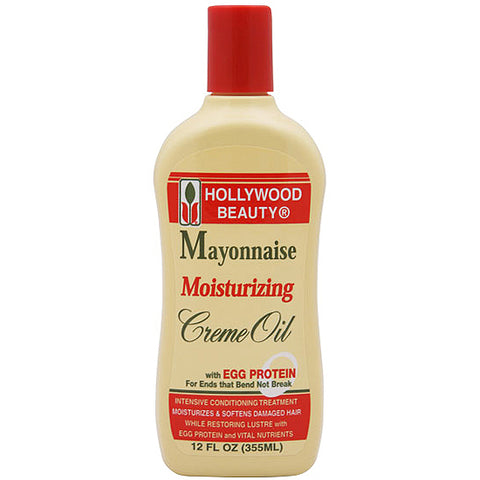 Hollywood Beauty Mayonnaise Moisturizing Creme Oil 12oz