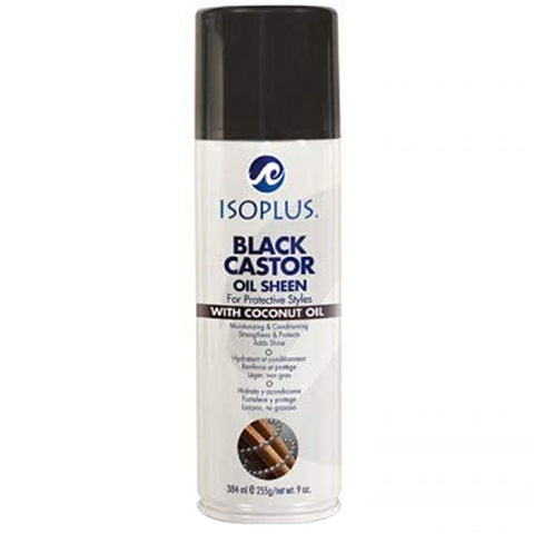 Isoplus Black Castor Oil Sheen Spray 9oz