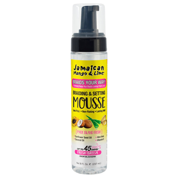 Jamaican Mango & Lime Braiding & Setting Mousse 8oz