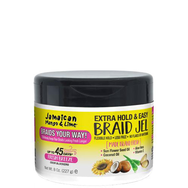 Jamaican Mango & Lime Extra Hold & Easy Braid Jel 8oz