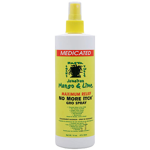 Jamaican Mango & Lime No More Itch Gro Spray Maximum Medicated 16oz