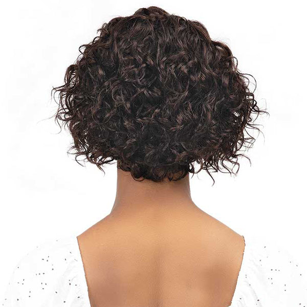 Janet Collection Natural Virgin Remy Human Hair Deep Part Wig DELILAH