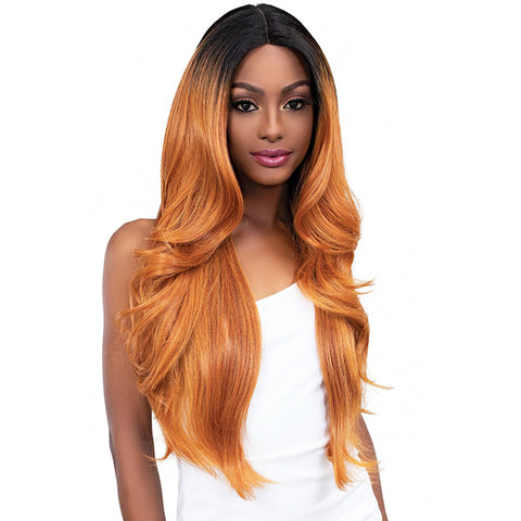 Janet Collection Synthetic Extended Deep  Part Lace Wig - JUNNY