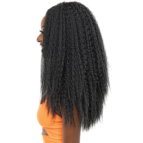 Janet Collection Synthetic Melt 13x6 HD Lace Frontal Wig - KINKY 22