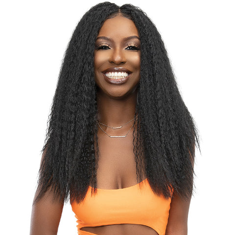 Janet Collection Synthetic Melt 13x6 HD Lace Frontal Wig - KINKY 22