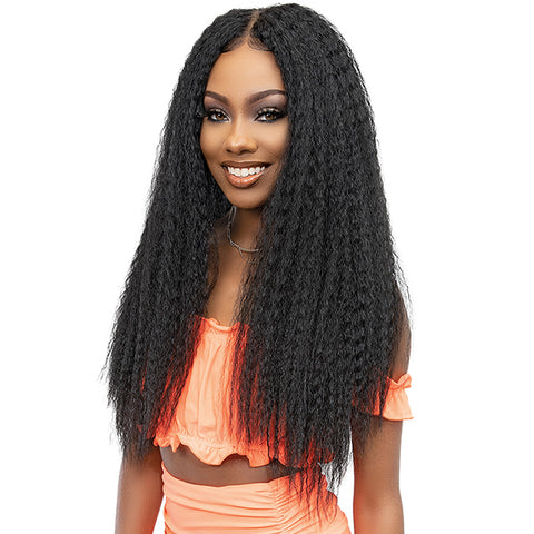 Janet Collection Synthetic Melt 13x6 HD Lace Frontal Wig - KINKY 28