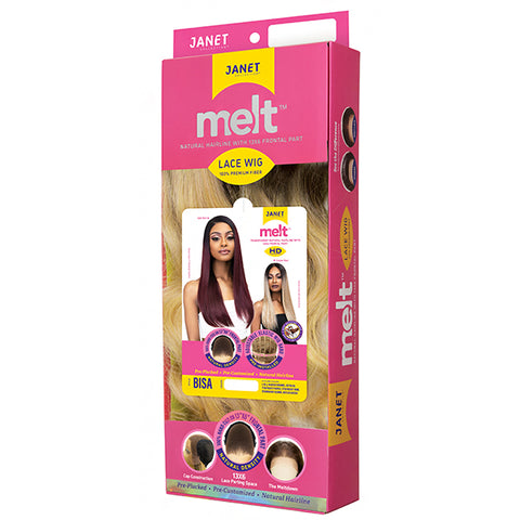 Janet Collection Synthetic Melt 13x6 Lace Frontal Wig - BISA