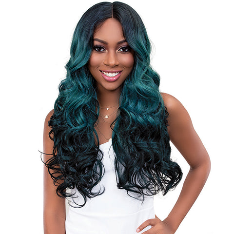 Janet Collection Synthetic Melt Extended Deep  HD Part Lace Wig - JADA